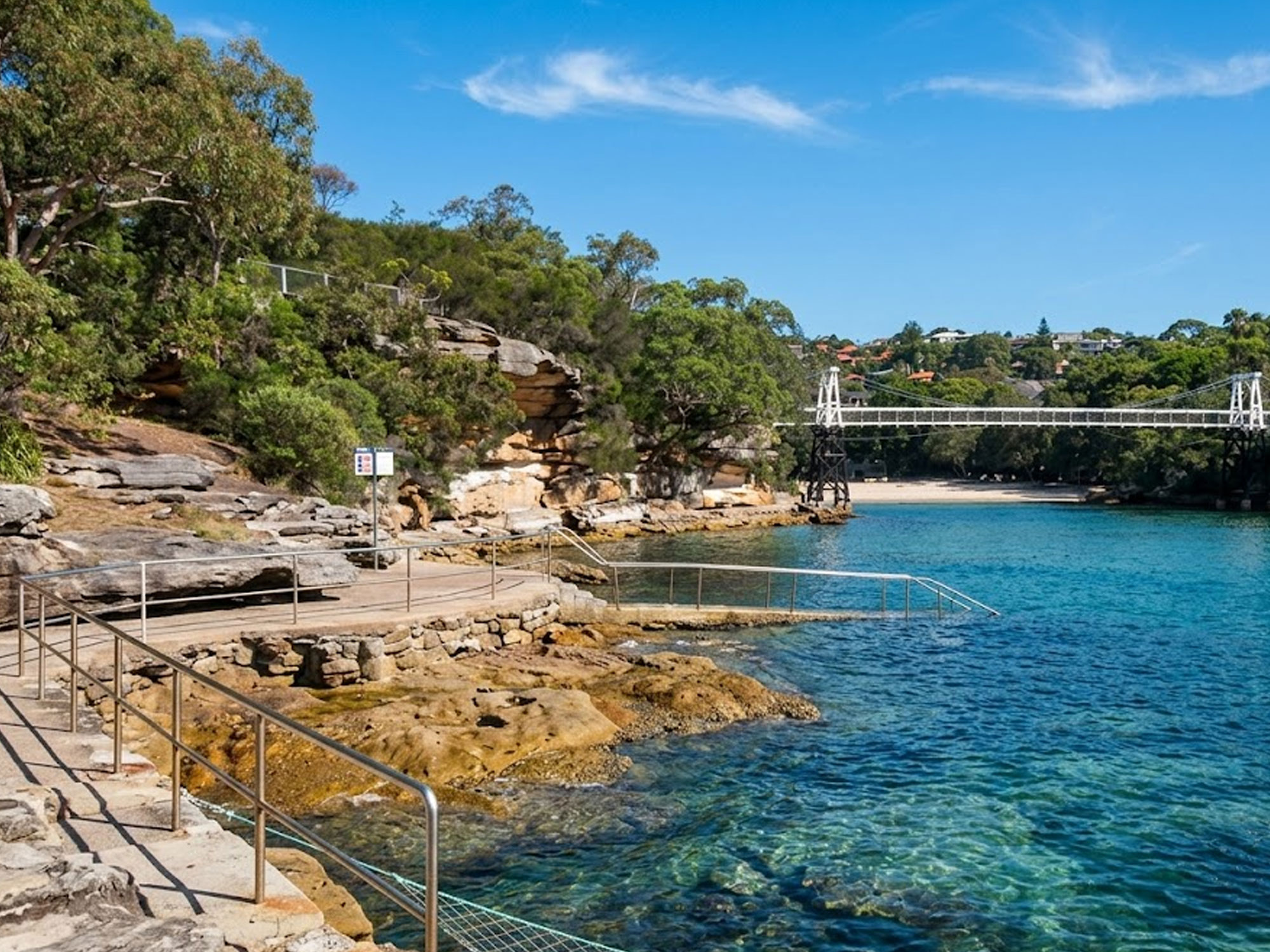 The secluded sands and lighthouse views of Parsley Bay Beach